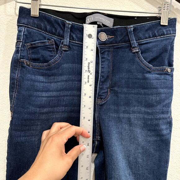 Wit & Wisdom Womens Ab Solution Size 2P Brittany High Rise Itty Bitty Boot Jeans - Picture 7 of 9